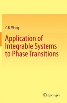 Application of integrable systems to phase transitions