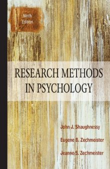 Research Methods In Psychology (9th Edition)    