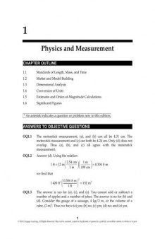 Instructor's Solutions Manual to Physics for Scientists and Engineers with Modern Physics