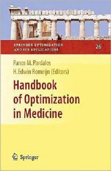 Pardalos Handbook of Optimization in Medicine