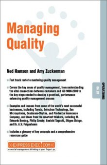 Managing Quality (Express Exec)