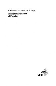 Microcharacterization of Proteins