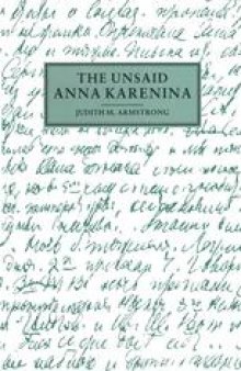The Unsaid Anna Karenina
