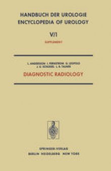 Diagnostic Radiology: Radionuclides in Urology — Urological Ultrasonography — Percutaneous Puncture Nephrostomy