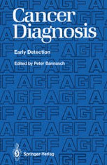 Cancer Diagnosis: Early Detection