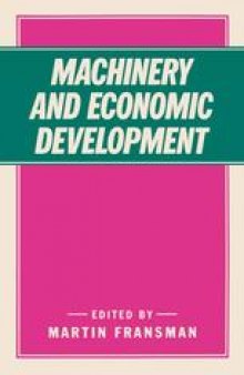 Machinery and Economic Development