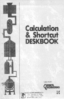 Chemical Engineers Calculation and Shortcut Deskbook