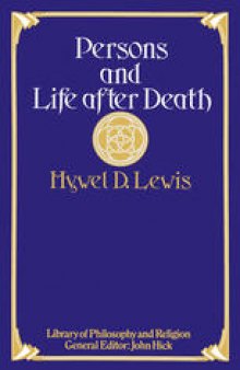 Persons and Life after Death