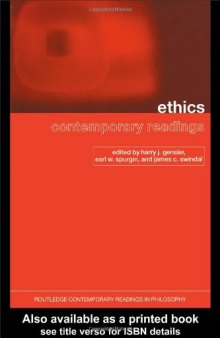 Ethics - Contemporary Readings