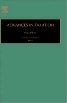 Advances in Taxation, Volume 15