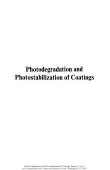 Photodegradation and Photostabilization of Coatings