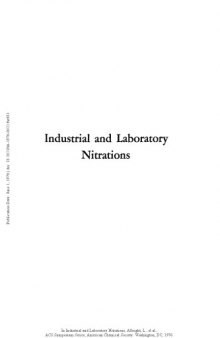 Industrial and Laboratory Nitrations