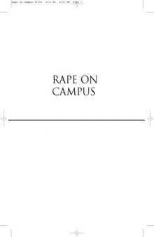 Rape on campus