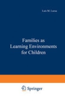 Families as Learning Environments for Children