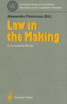 Law in the Making: A Comparative Survey