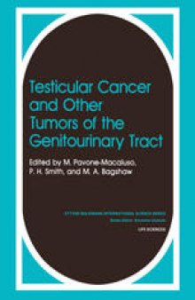 Testicular Cancer and Other Tumors of the Genitourinary Tract