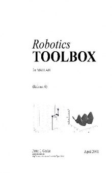 Robotics Toolbox For Matlab, Release 6