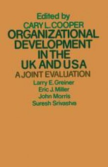Organizational Development in the UK and USA: A Joint Evaluation