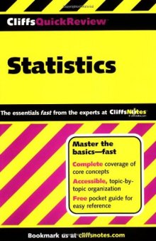 Statistics (Cliffs Quick Review)