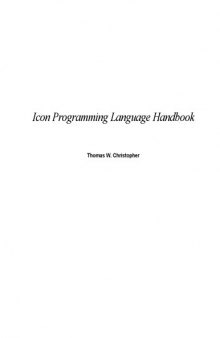 Icon programming language handbook