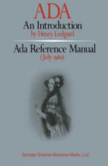 ADA An Introduction: Ada Reference Manual (July 1980)