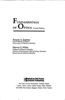 Fundamentals of optics