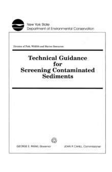 Technical Guidance for screening contaminated Sediments