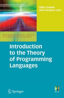 Introduction to the Theory of Programming Languages