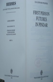 First person futures in Pindar