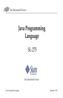 Java Programming Language-SL275