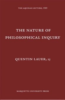 The nature of philosophical inquiry