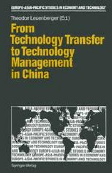 From Technology Transfer to Technology Management in China