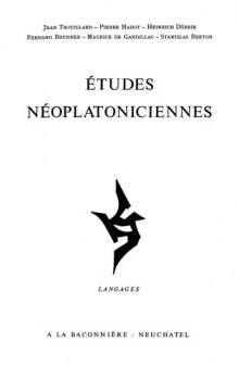 Études Néoplatoniciennes