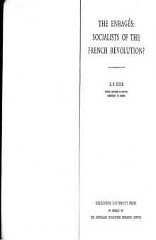 The Enrage's: Socialists of the French Revolution?