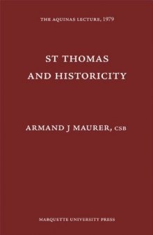 St. Thomas and historicity
