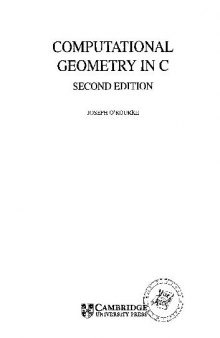 Computational Geometry in C