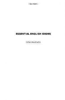 Essential English Idioms (Intermediate)