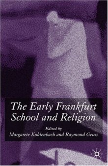 The Early Frankfurt School and Religion