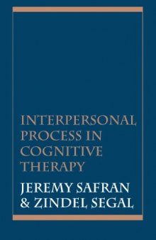 Interpersonal Process in Cognitive Therapy