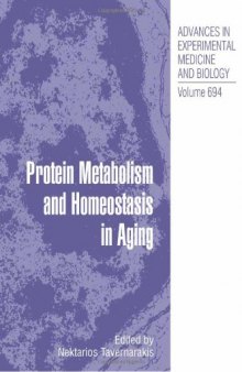 Protein Metabolism and Homeostasis in Aging