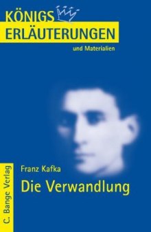 Erläuterungen Zu Franz Kafka, Die Verwandlung
