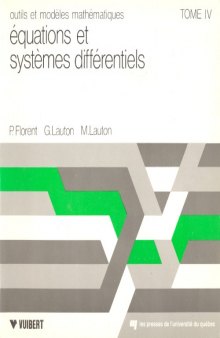 Equations et systemes differentiels