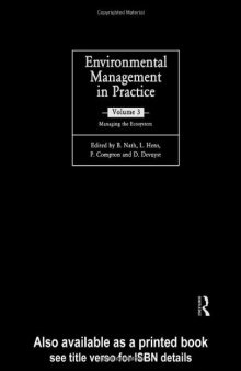 Environmental Management in Practice, Volume 3: Managing the Ecosystem