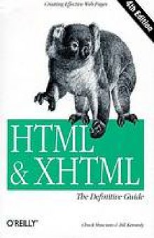 HTML and XHTML, the definitive guide