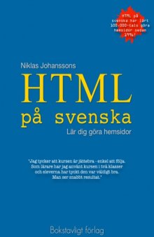 HTML på svenska: lär dig göra hemsidor  