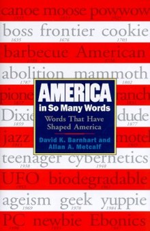 America in So Many Words: Words That Have Shaped America  