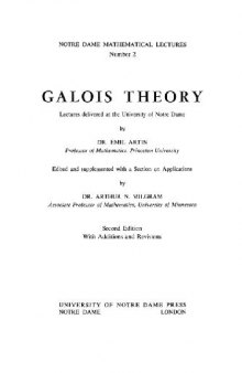 Galois theory. Notre Dame Math. Lect. 2