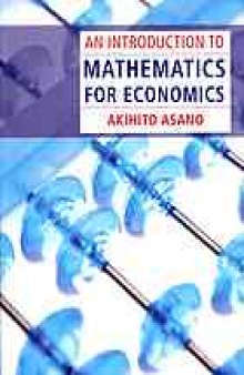 An introduction to mathematics for economics