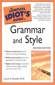 Complete Idiot's Guide to Grammar & Style