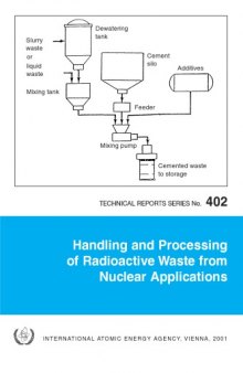 Handling and Processing Rad Waste from Nuclear Appls (IAEA TRS-402)
